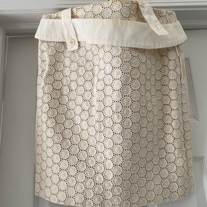 Chloe ecru skirt